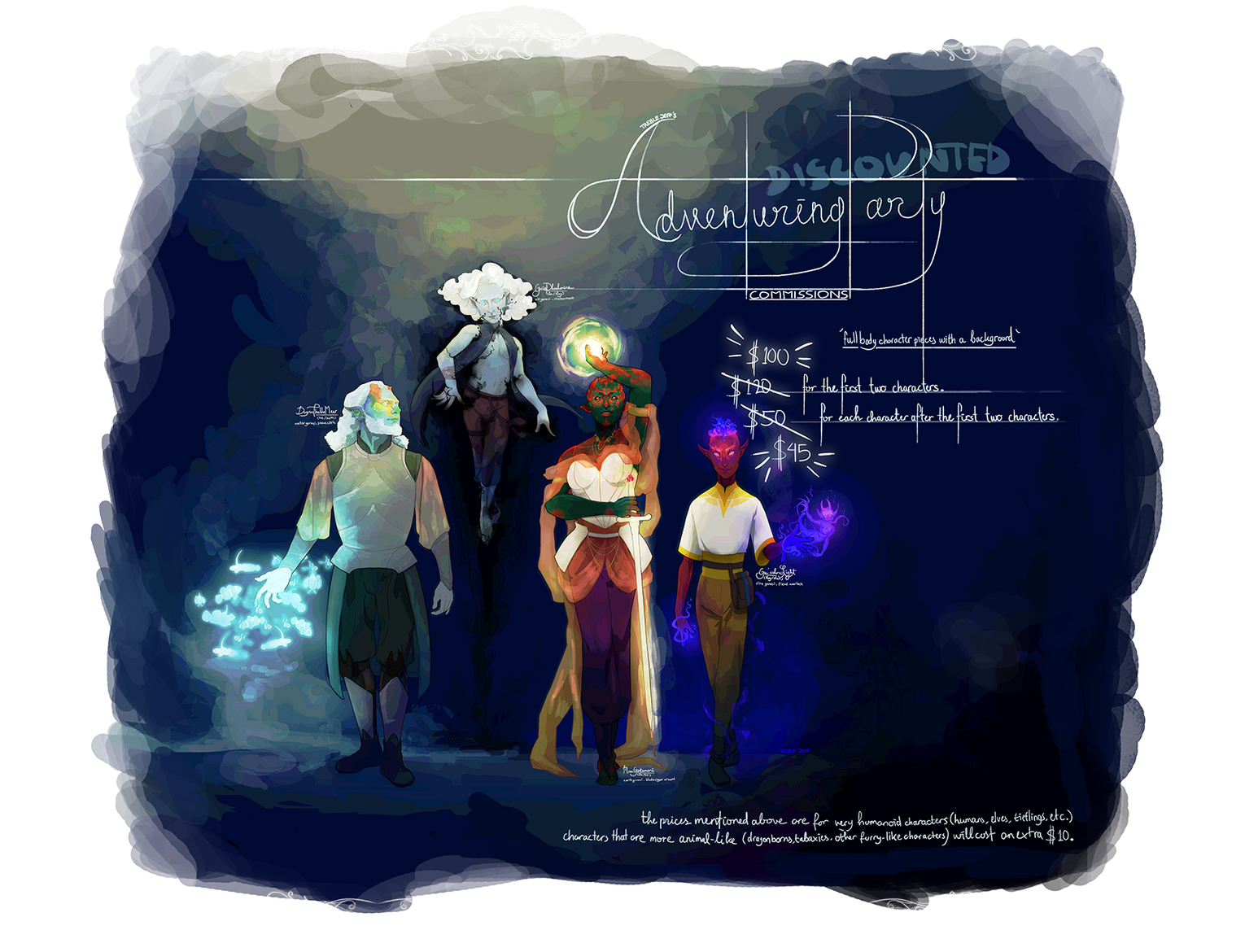 Adventuring Party COMMISSIONS Adventuring Party COMMISSIONS