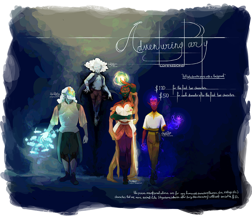 Adventuring Party COMMISSIONS